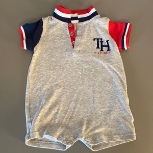 Tommy Hilfiger Baby Boy Logo Polo Romper